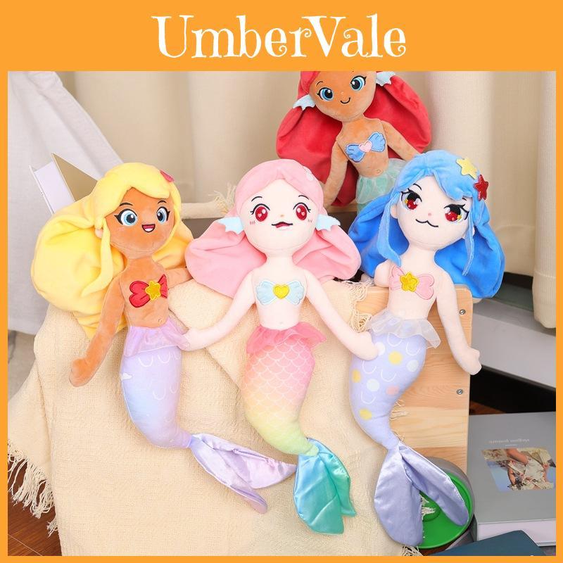 Get Your Hands On The Cutest Mermaid Plush Toy Available In Multiple Colors!