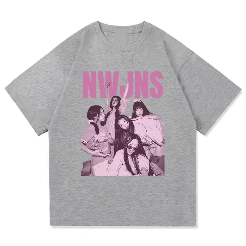 NJZ NWJNS T-Shirt Sommer Mode Herren_Damen Ästhetisches Grafik Casual T-Shirt Unisex Hohe Qualität Cool Vintage Baumwolle T-Shirts