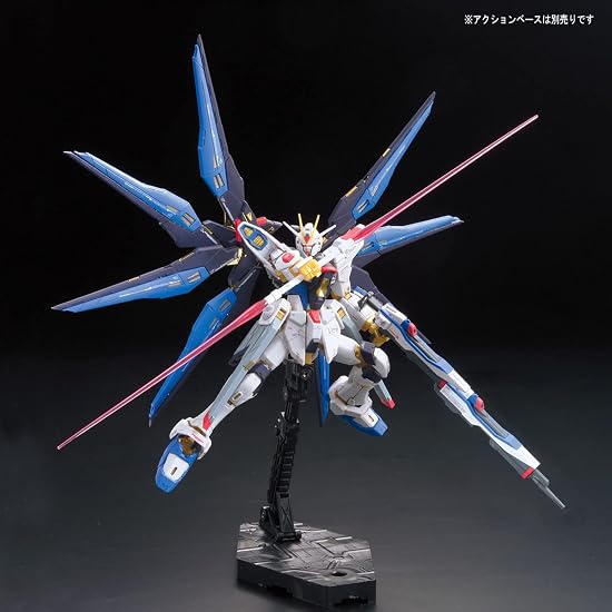 BANDAI SPIRITS RG Mobile Suit Gundam SEED DESTINY ZGMF-X20A Strike Freedom Gundam 1/144 Scale Color-