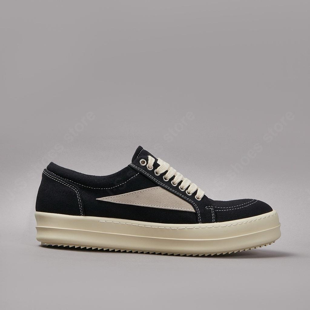 Classic Men's Twill Canvas Low Top Casual Shoes Sneaker Women Luxury Shoe Men Lace Up Black Canvas Shoes Retro Flat Sneakers