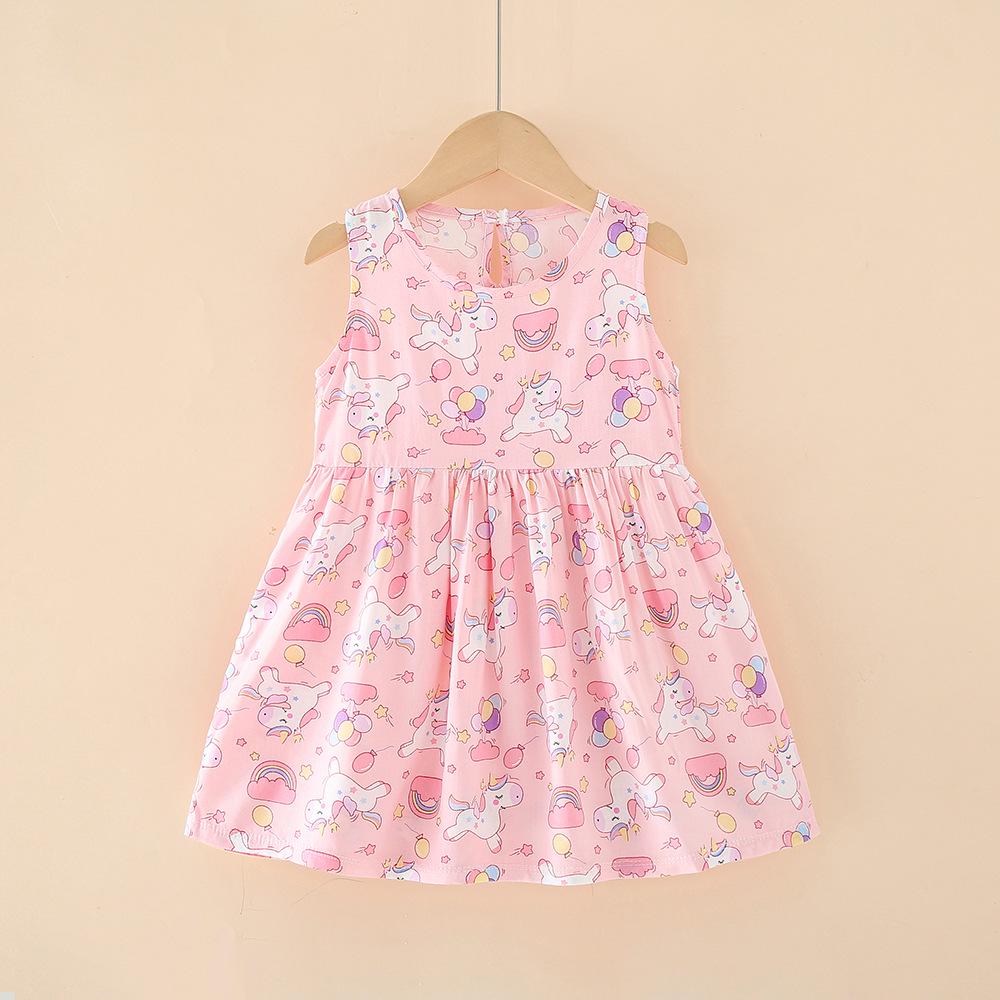Mädchen Blumen Baumwolle Sommerkleid 2025 - Kleinkind & Baby Trageweste