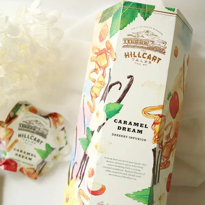 Caramel Dream 14 Muslin Tea Bags Blended Herbal Tea Rooibos Black Tea