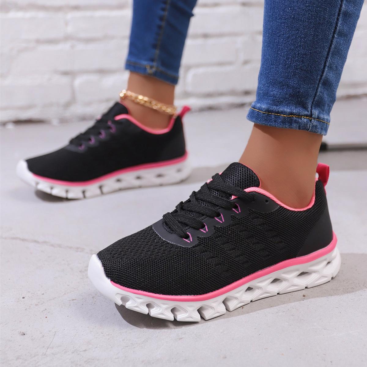 Модные вязаные кроссовки для женщин — фото 9