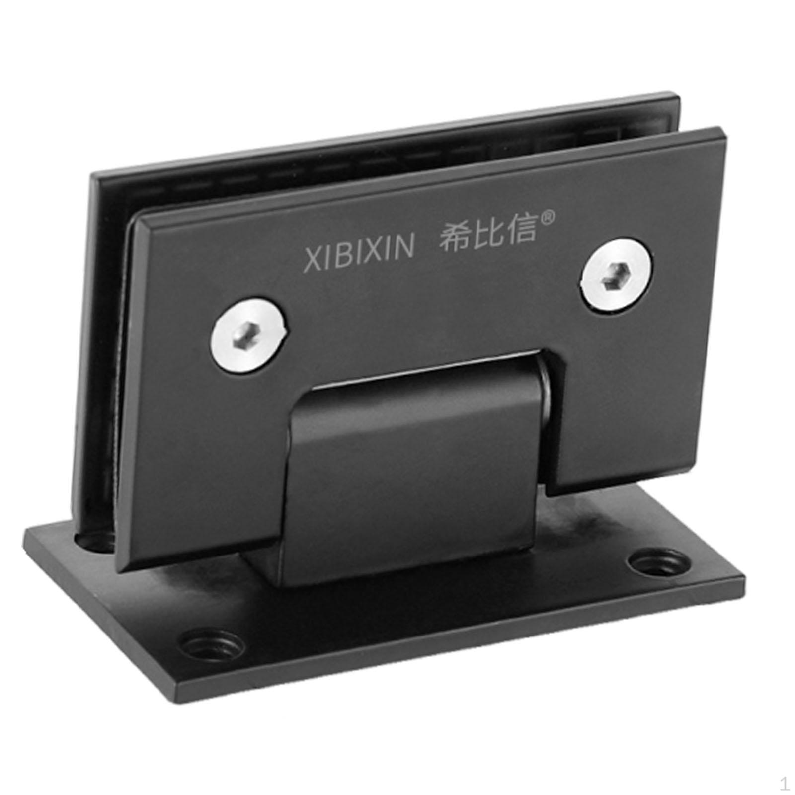 

Glass Shower Door Hinge Shelf Bracket Bathroom Gate Clamp for Showcase чёрный