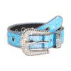 Shinning For  Belts Women Pu Leather Strap For  Belts Western Cowboy Y2K Girls  Belt For Jeans Men