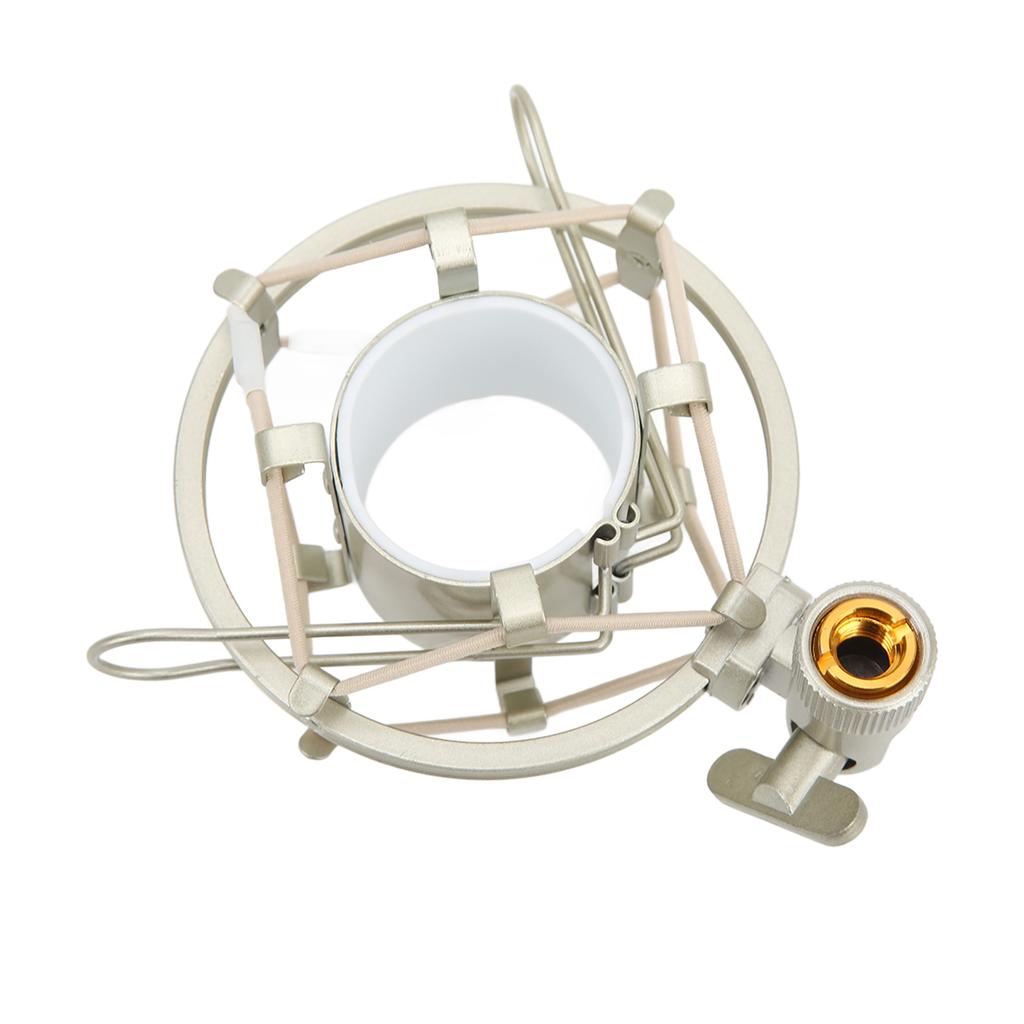 Microphone Shock Mount 47‑57mm Mic Anti Vibration Holder Adapter Clip for Live Streaming Recording