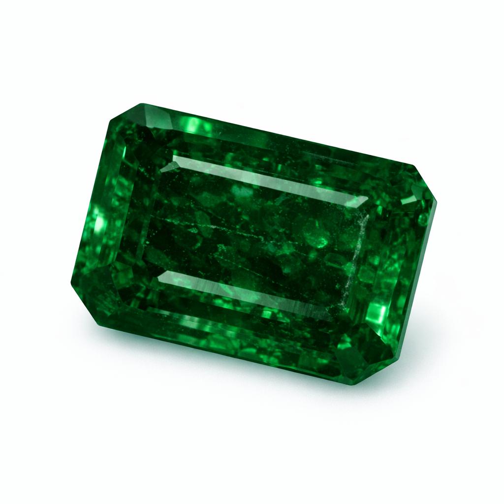 Natural Green Emerald Loose Gemstone 9