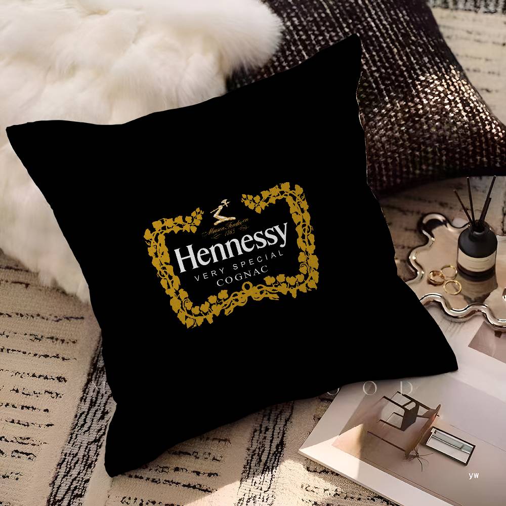 H-Hennessy Brandy Cushion Cover Pillowcase Upholstery Sofa Throw Pillow Home Decor Pillowcas