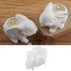 Rabbit Shape Silicone Mold Easy Releasing Silicone Molds Suitable for Crafting Decorative Containers and Candle Holders