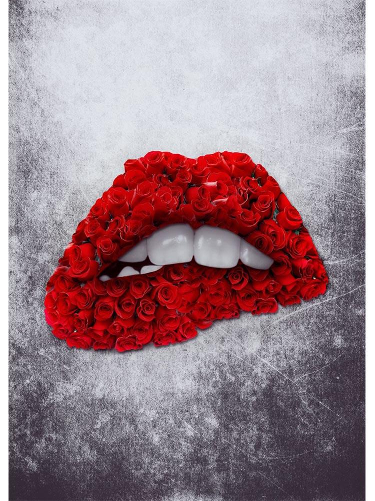 Nordic Abstract Sexy Lips Poster and Prints Neon Effect Graffiti Priceless Lips Canvas Painting Pictures For Home Shop Decor