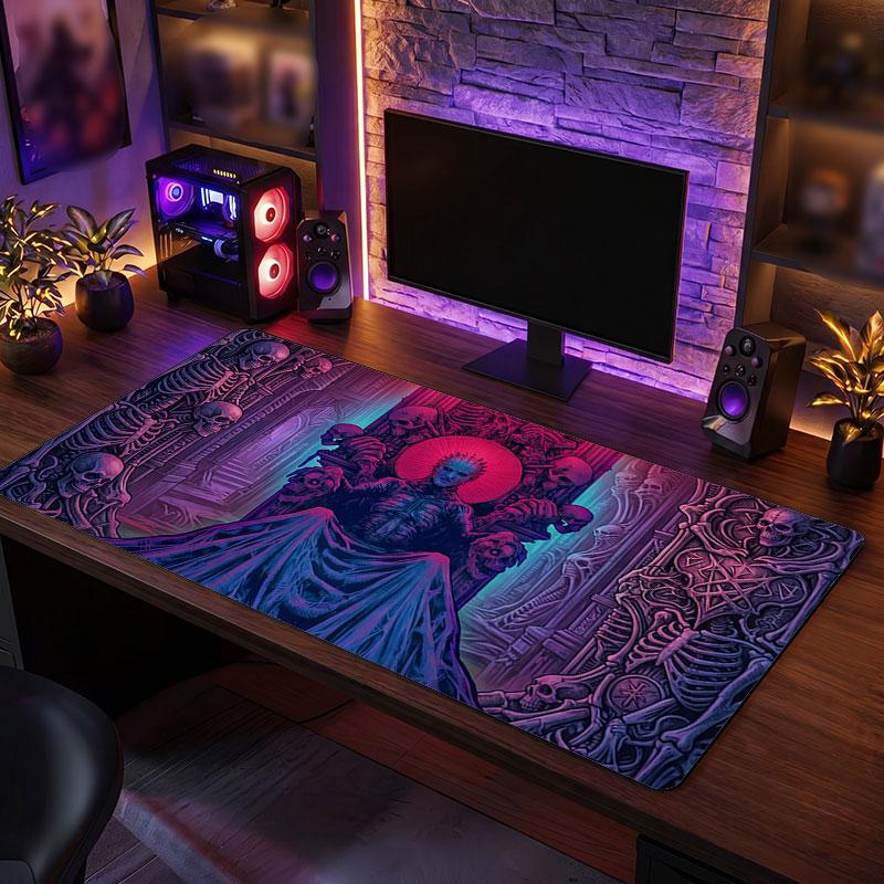 Großes MauspaddHellraiser Pinhead Erweitert Weiche Schreibtischmatte Gaming Büro Computertisch Dekorationsmatte