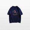 Summer New American Front Shoulder Niche Cartoon Puppy Design Sense Short Sleeve T-Shirt Women's Casual Age Reduction Versatile Top