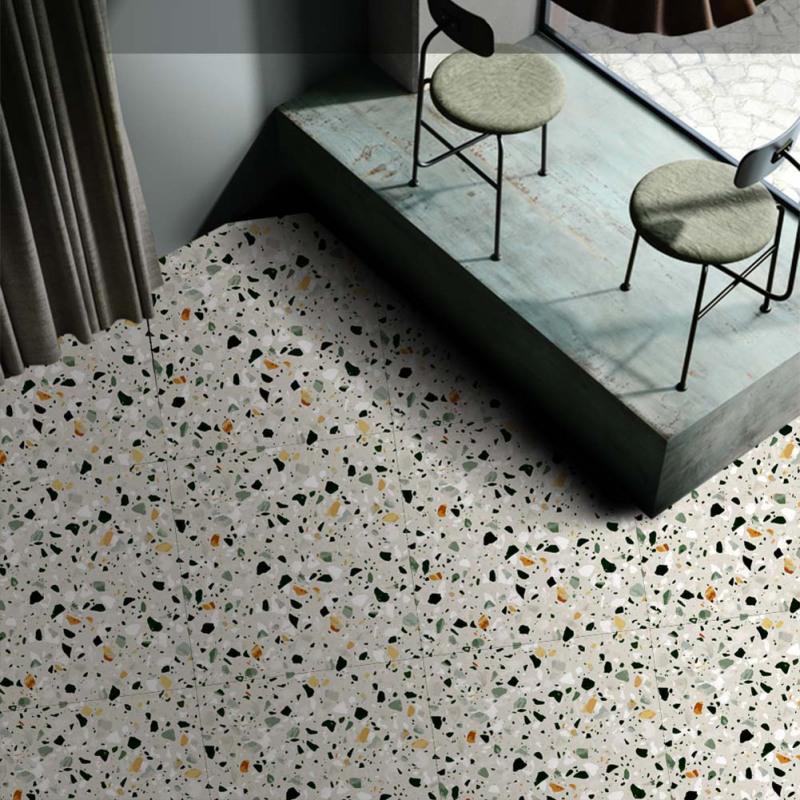 4 buc 30X30cm Autocolant de podea cu aspect de faianță simulat Baie Bucătărie Autocolante de perete impermeabile Decor pentru casă