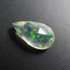 Excellent Lab Created Opal 7.40 Ct Pear Certified Loose Gemstone
