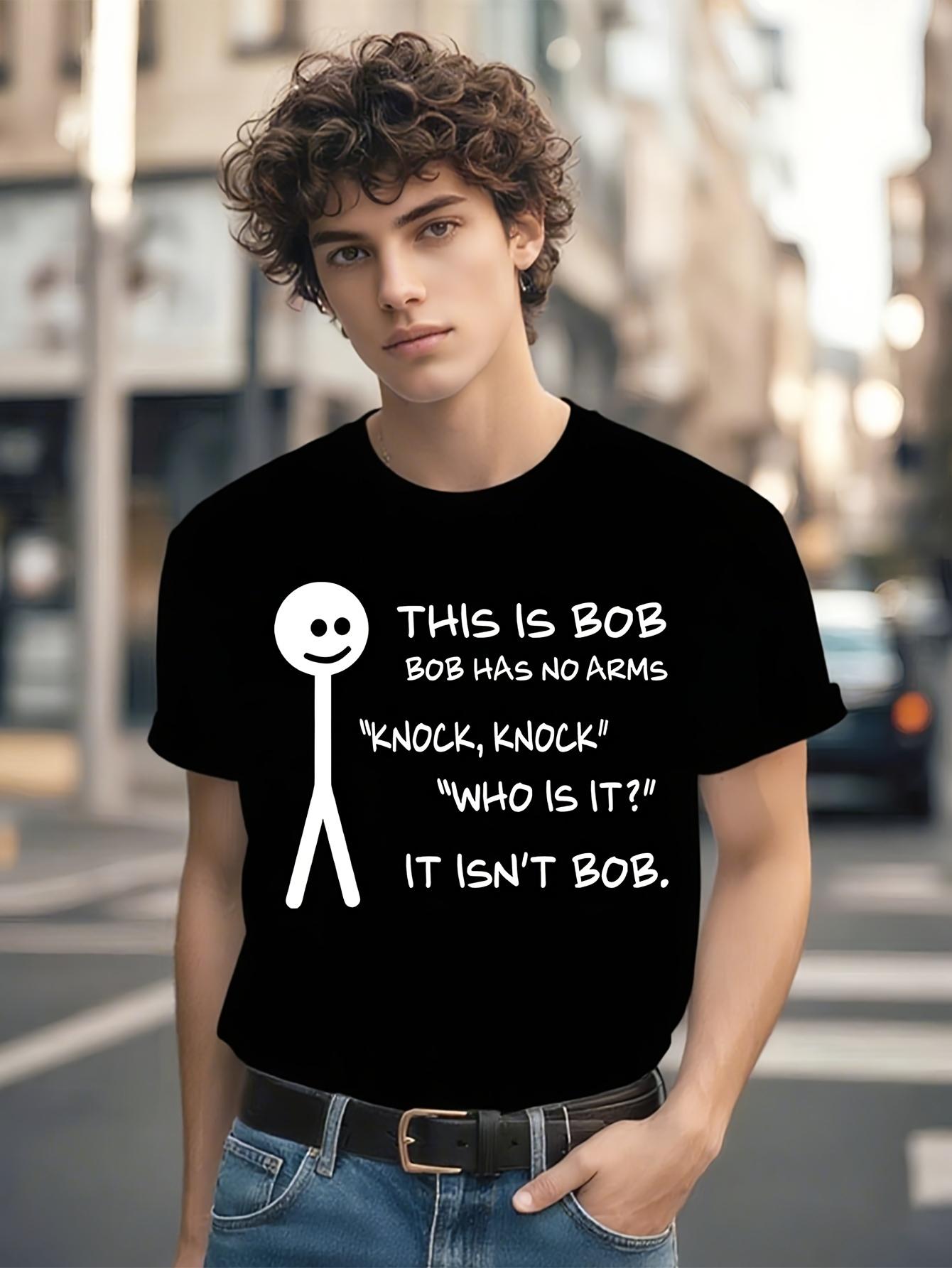 Funny Tshirt Funny Knock Knock Joke Tshirt - This Is Bob/... XXXL
