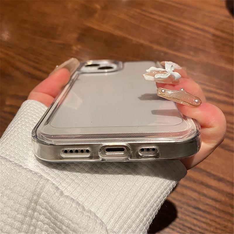 Ultra tenké priehľadné mäkké puzdro TPU pre iPhone 14 13 12 11 Pro Plus X XR XS Max 8 7 6S 6 Plus Luxusný priehľadný ochranný kryt odolný voči nárazom