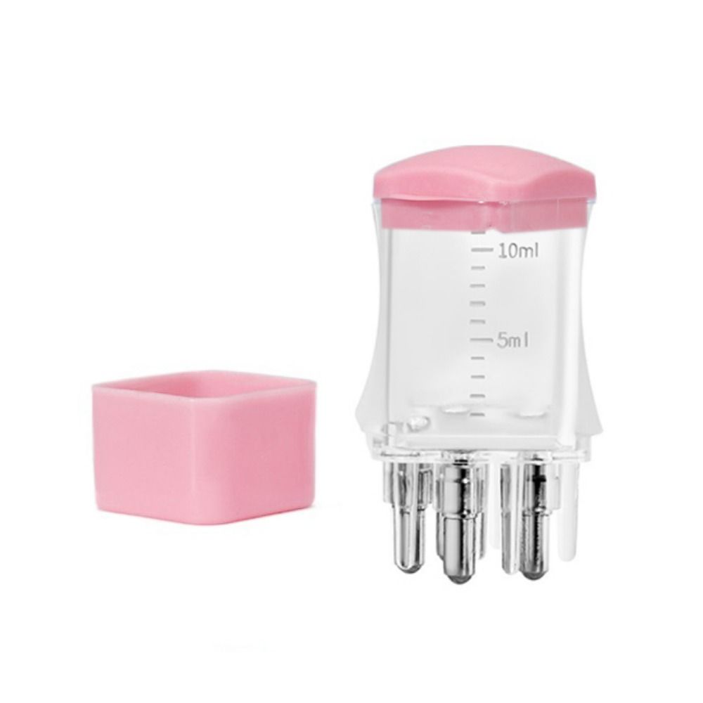 

Мини-аппликатор для кожи головы с массажером для корней волос с жидкой направляющей расческой для лечения кожи головы розовый