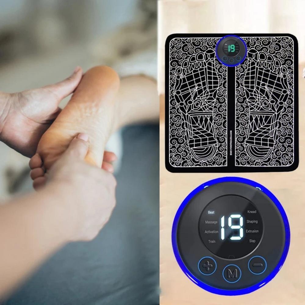 EMS Microcurrent Massage Foot Massager Pad Feet Muscle Stimulator Improve Blood Circulation Relieve Pain Foot Massage Mat