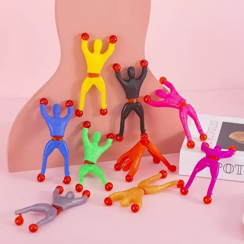 Funny  Sticky Hands Toy Palm Elastic Sticky Squishy Slap Palm Toy Novelty Gift Party
