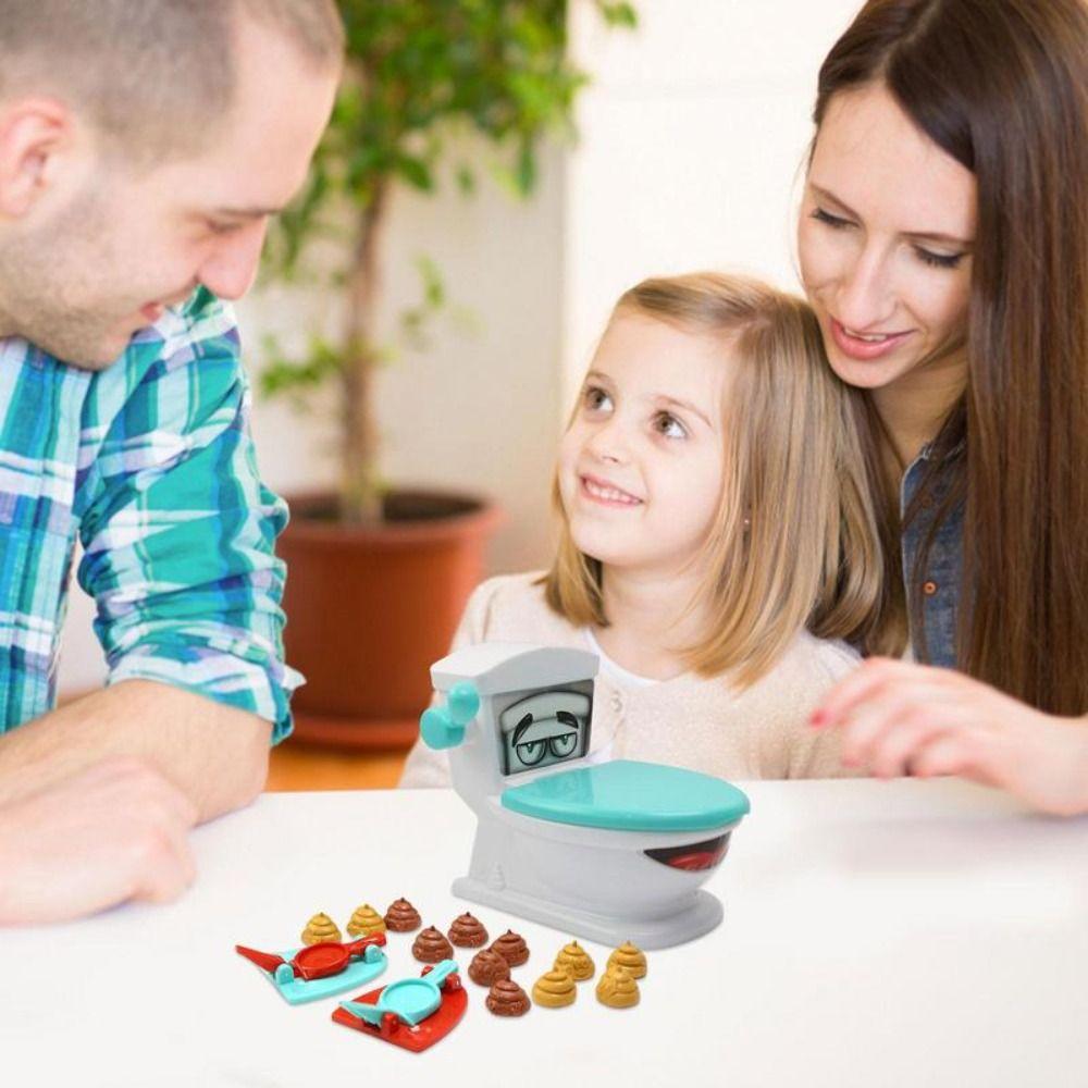 

Two Launchers Funny Poop Shoot Toys Poop Toy Poop Toilet Game Toys Party Prop Family Game 1box