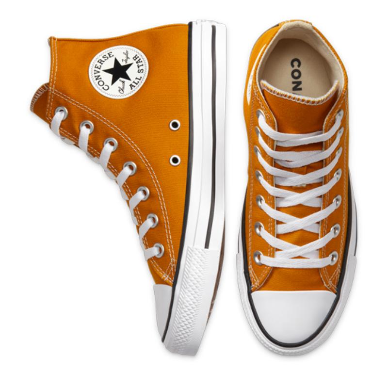 Converse Chuck Taylor All Star Vintage Casual High Top Espadrilles Unisex Earthy Yellow