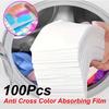 Laundry Color Absorbing Paper Anti-dyeing Laundry Tablets For Washing Machine Clean Clothes Color Catcher Sheets