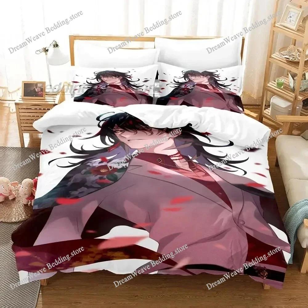 Couette Imprime Enfants Hololive Vox Akuma Bedding Set Single Twin Full Queen King Size Bed Set Aldult Kid Bedroom Duvet Cover9