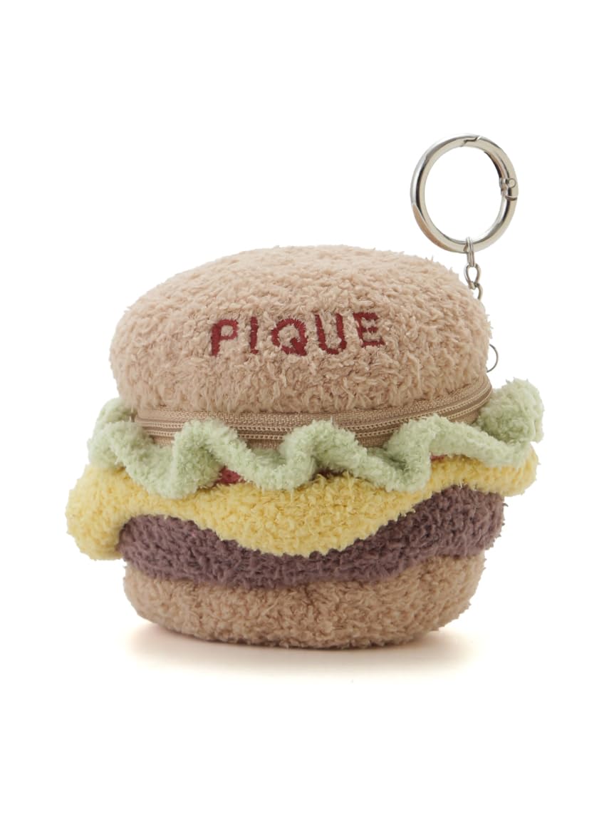 Hamburger Pouch Charm PWGB262605 BEG F [Gelato Pique] Women s