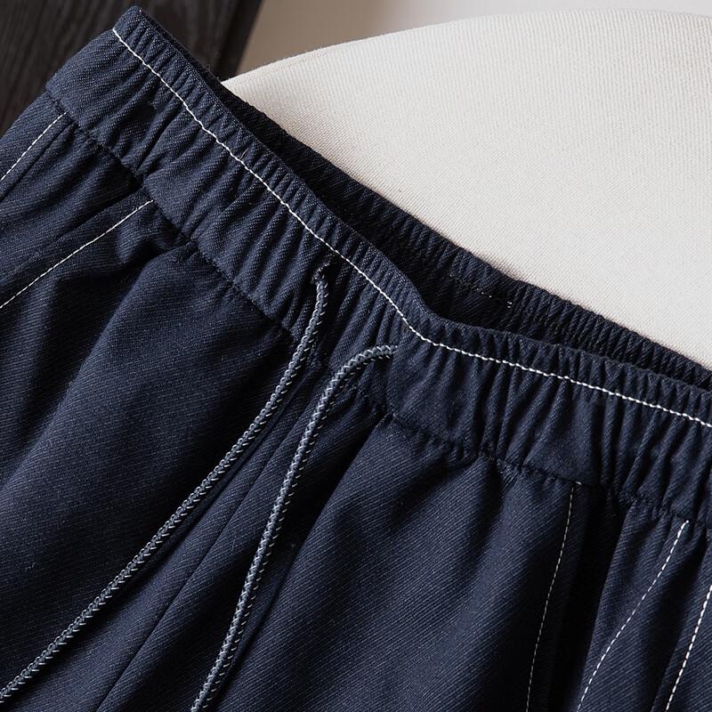 Women's Draped Elastic Waist Wide-Leg Casual Pants