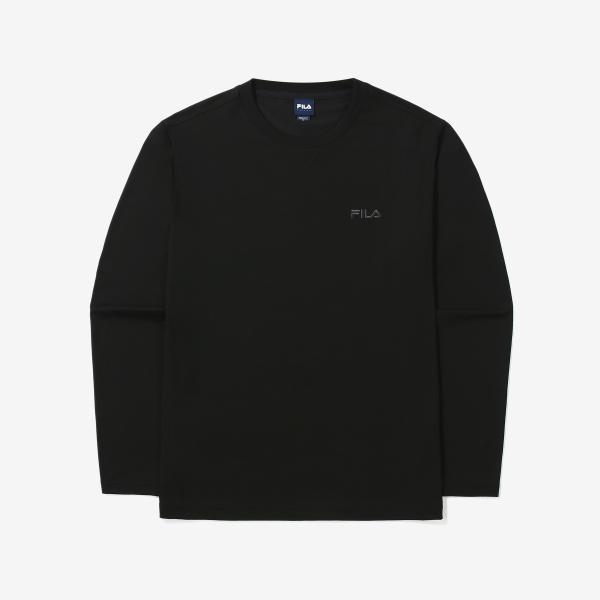 Fila Basic Small Logo Long Sleeve T shirT Fs2rlg3101x Blk