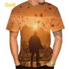 T-shirt Grafiche Calde Gioco Ghost Of Tsushima Stampa 3D Casual Manica Corta Magliette Stampa Integrale T-shirt Oversize Streetwear