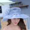 Hat Woman Summer Sunshade Sunscreen Big Brim Travel Photo Fashion Organza Sun Hat Large Brim Hat Outdoor