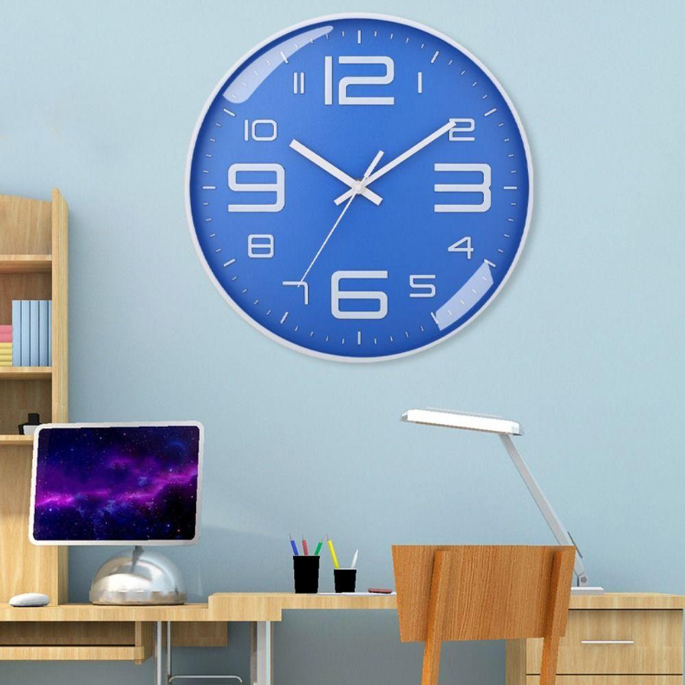 Mute Nordic Wall Clock Unique Wall Hanging Clock Minimalist Digital Clock  Household