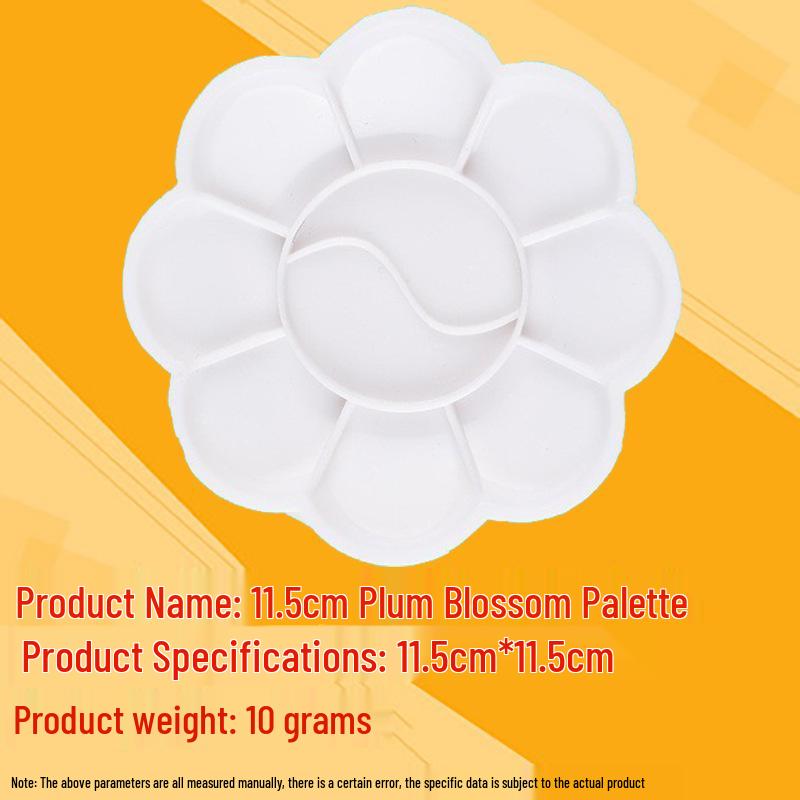 Children's Plastic Color Mixing Palette for Gouache Paints