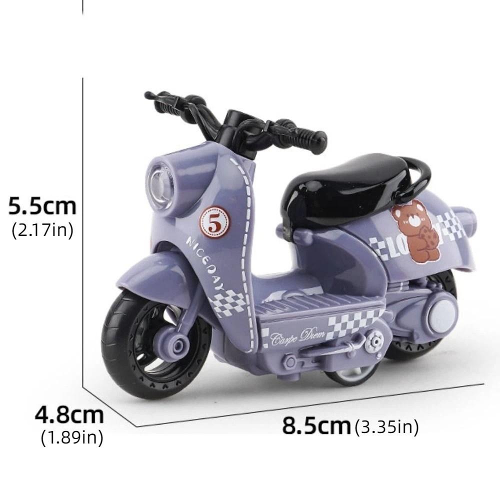 Diecast Zinc Zinc Alloy Motorcycle Model Miniature Motorcycle Pull Back Toy  Home Decoration