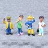 Hochwertige Sam Actionfigur Spielzeug 12er Set Feuerwehr Spielset PVC Puppen für Kinder