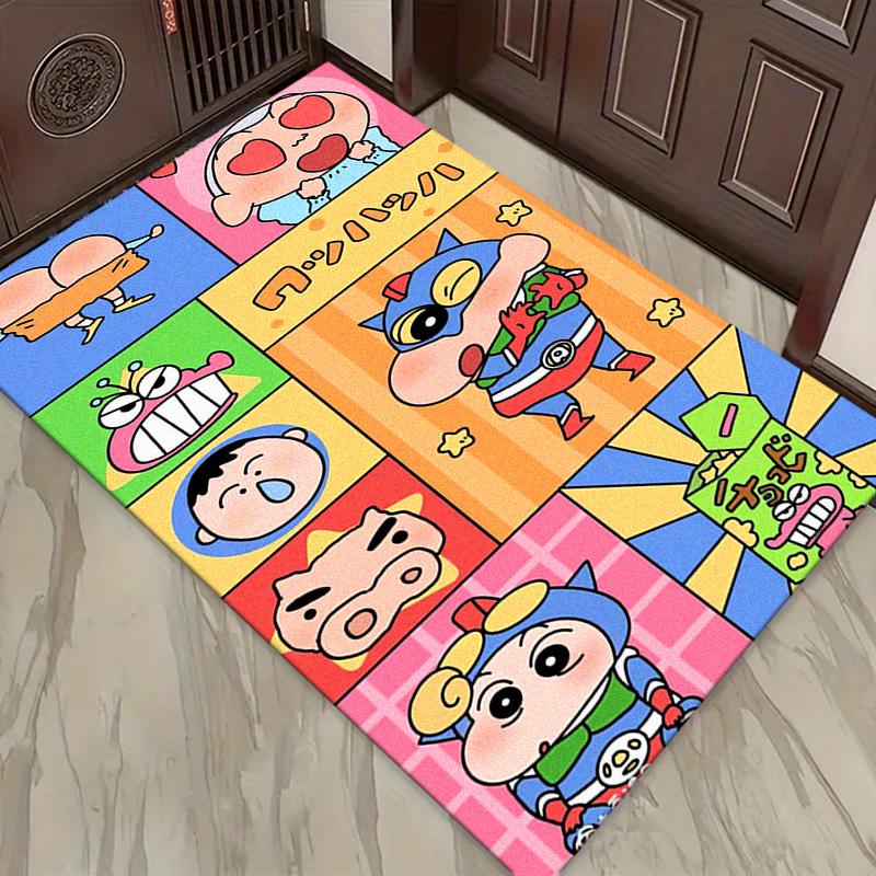 Anime Crayonshinchan Carpet Rug for Living Room Bedroom Home Sofa Decoration,Kids Play Non-slip Floor Mat