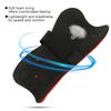 A Pair Chrld Football Shin Pads Training Leg Guards Safety Protector Adjustable Strap (Red)