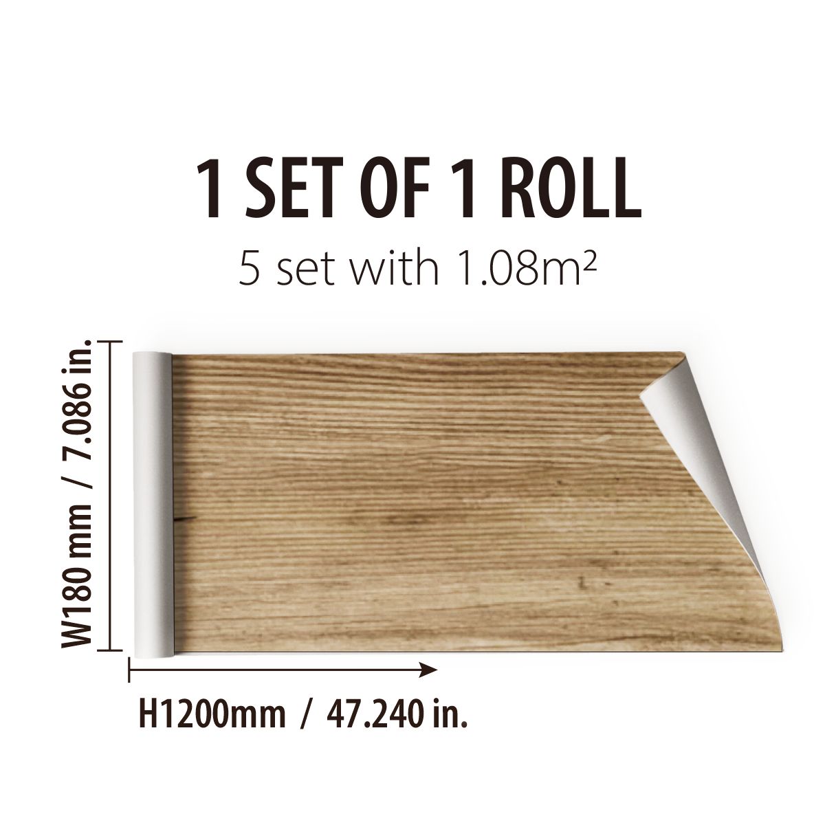 

5 рулонов 3D-обоев с рисунком деревянного кирпича, отрывающихся и наклеиваемых обоев, самоклеящаяся контактная бумага, съемные водонепроницаемые обои для ремонта мебели 18X120cmX5roll