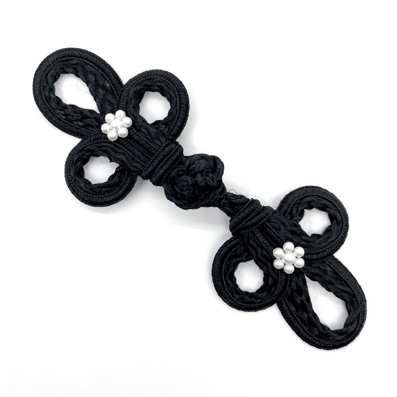 1 Pièce Nœud Chinois Style Chinois Fleur de Prunier DIY Accessoires Vêtements Hanfu Bouton Cheongsam Perle Fait Main