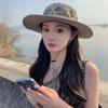 1PC Hollow Bucket Hat dla mężczyzn oddychający UPF 50+ piesze wycieczki plaża składany ochrona UV wędkarstwo lato safari czapka przeciwsłoneczna regulowana