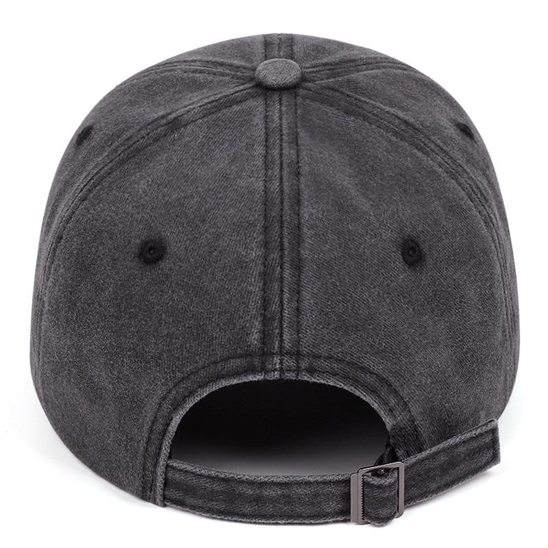 1968 Washed Denim Baseball Cap Retro Do Old Hat Hip Hop Versatile Duck Tongue Soft Top Hat