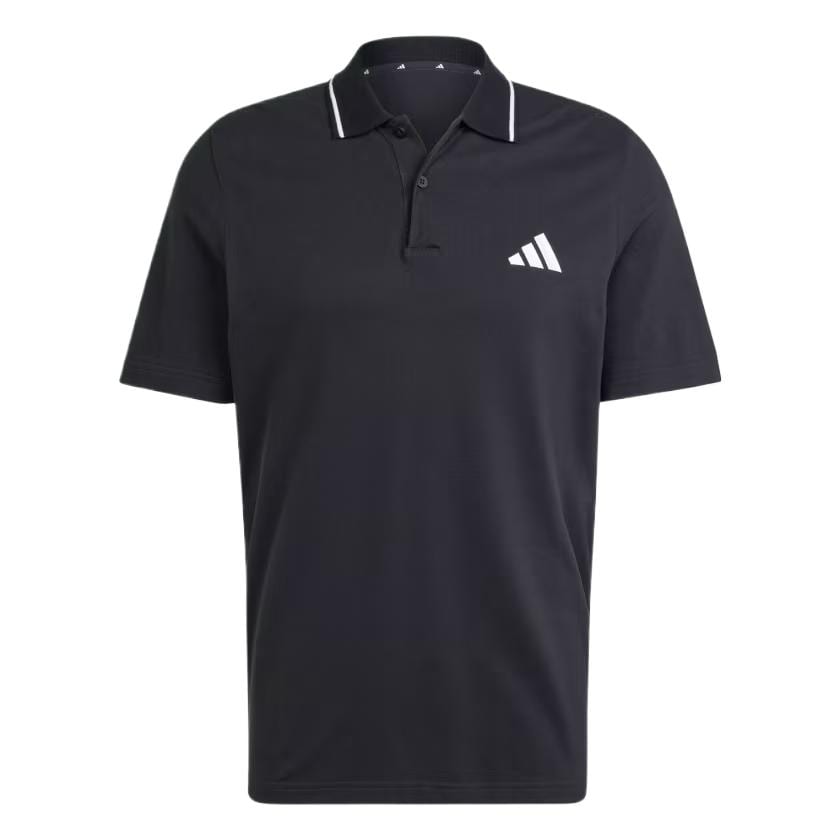 Adidas ESSENTIALS Polo Shirt Men's Black/White JE9023