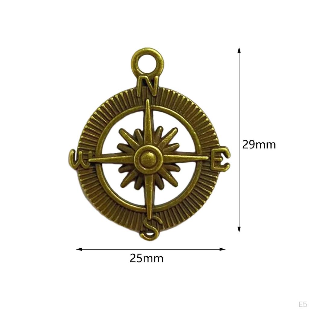 50 Pieces Charms for DIY Jewelry Projects, Alloy Accessories Hairpins