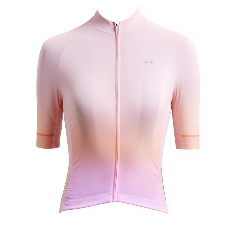 

Li Ning Summer Slim Fit Short Sleeve Cycling Jersey Women jerseys LCTY052-3 S