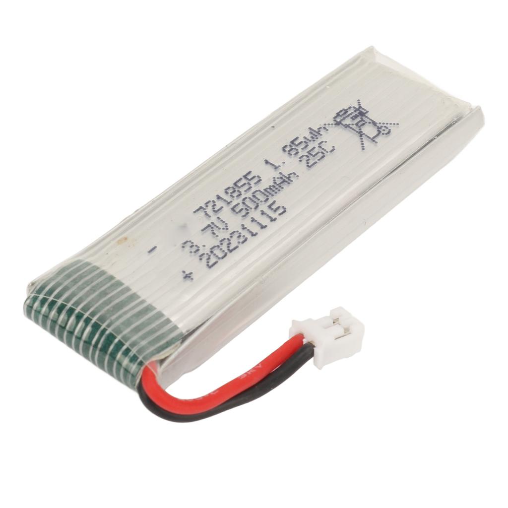 3.7V 500mAh Lityum Pil 25C Yüksek Büyütme 721855 Lipo Pil UDI U818A Uçak H37 Uçak Modeli için PH2.0 Fişli