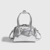 2024 New High-End Bowling Handbag Boston Pillow Mini Cute Crossbody Bag Women's Mobile Phone Bag