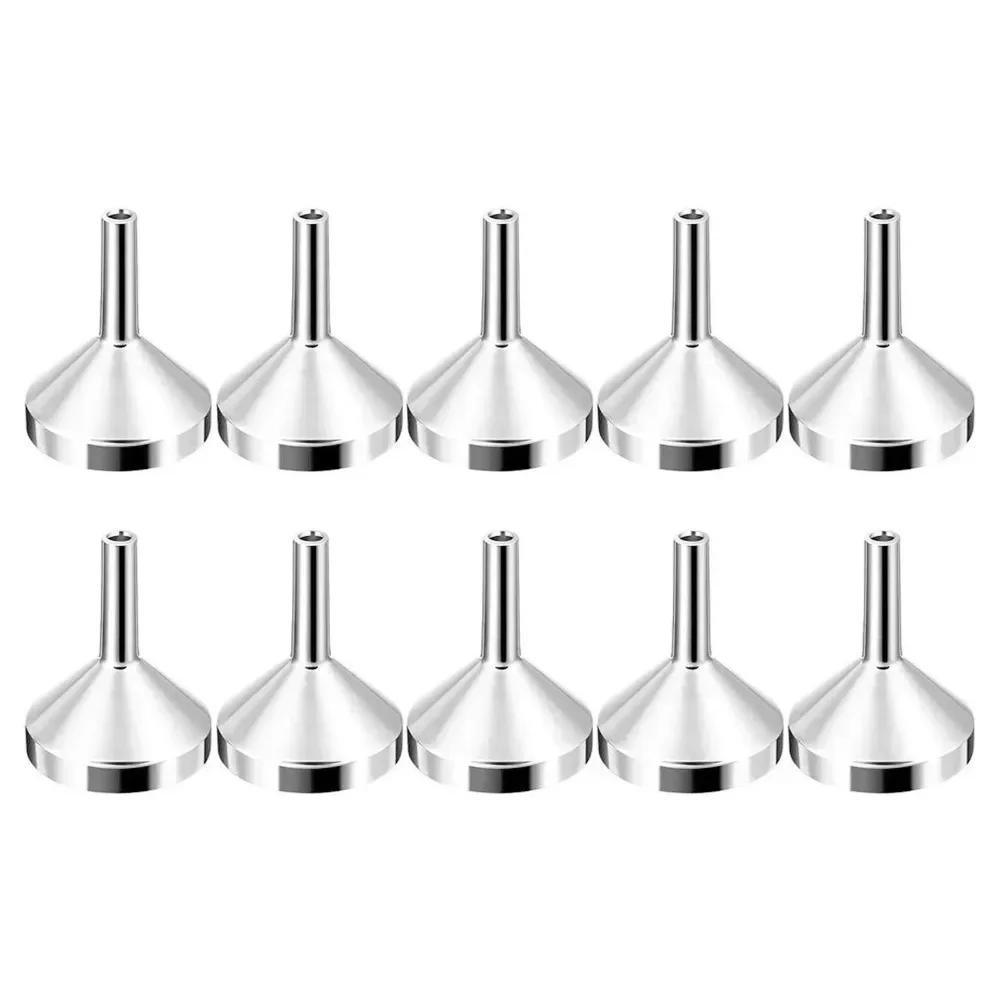 5/10/15Pcs Mini Aluminum Funnel Kitchen Oil & Liquid Funnel Wide Mouth for Easy Canning Kitchen Tool Ideal for Precise Pouring