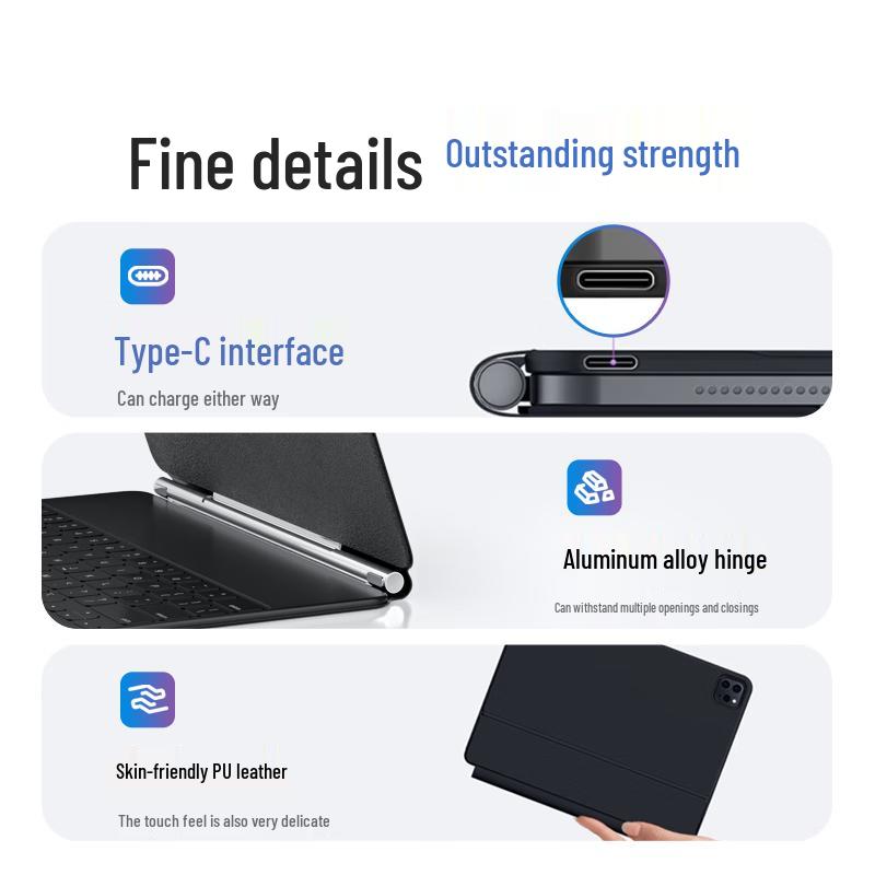 Soying Magic Keyboard Case for Apple iPad