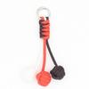 Korean-Style Handmade Woven Colorful Sphere Keychain Pendant
